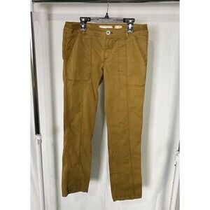 Anthropologie x Hei Hei Mustard Yellow Darby Moto Stretch Boho Pants Size 26 / 4